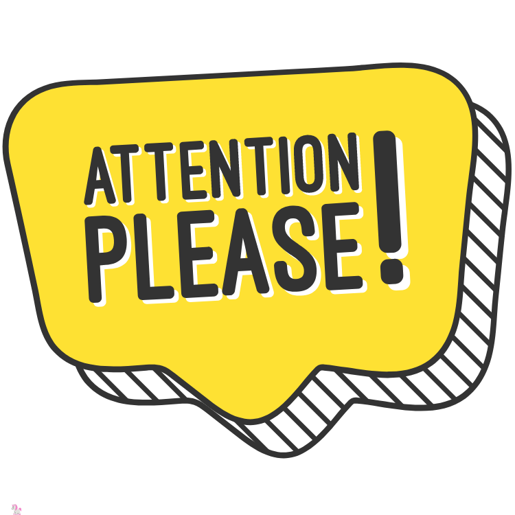 Get Personal Attention in Our Fitness Classes Bold attention sign for personalized kids' fitness classes.